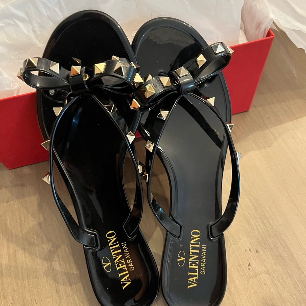 Valentino PVC thong sandal